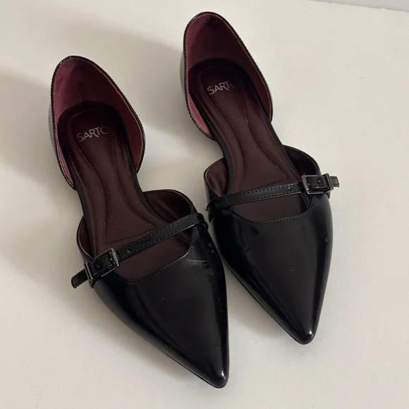 SARTO By Franco Sarto | Shoes | Sarto By Franco Sarto Black Ballet Flats  Size 6 | Poshmark